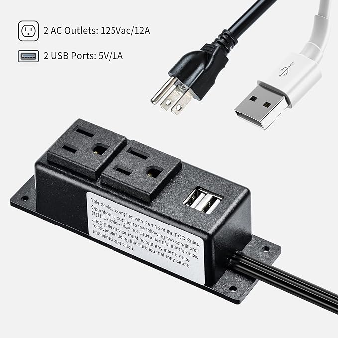 Gun Safe Power Outlet Kit, Briidea Gun Safe Accessory Electrical Outlet - Image 3