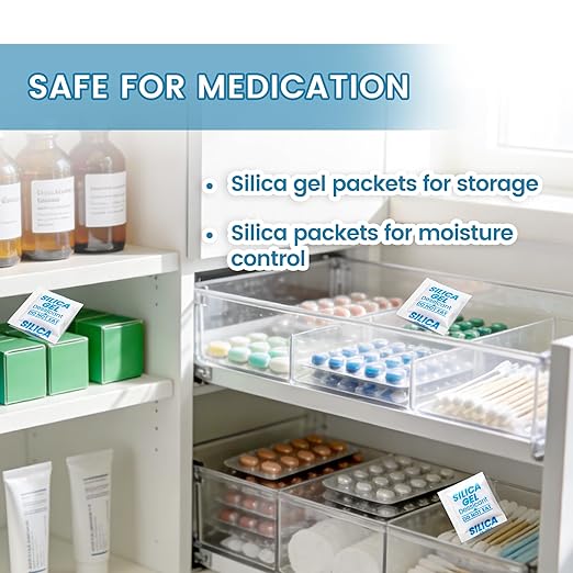 Silica Gel Packets, Moisture Absorbers Desiccant Packs - Image 8