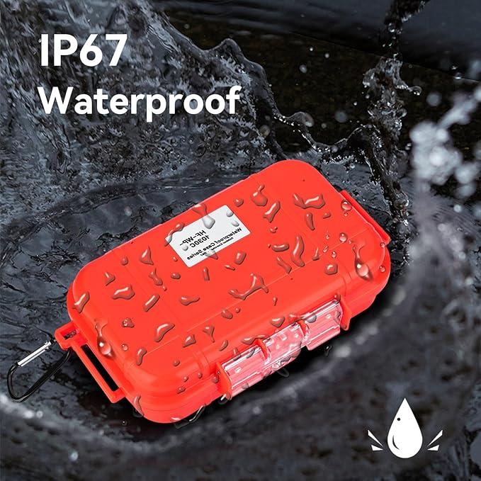 Dry Box Outdoor Waterproof Airtight Storage Case Hard Shell Wet Dry Box Carry - Image 2