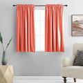 DONREN Coral Room Darkening Curtain Panels by DONREN