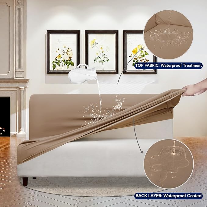 PureFit 100% Dual Waterproof Couch Cover Slipcovers - Image 3