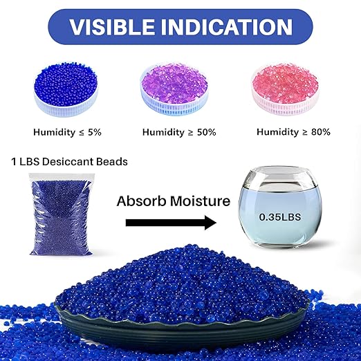 Sukh Blue Silica Desiccant Beads 430G - Image 3