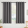 NICETOWN Room Darkening Draperies Curtains Panels, 2 Panels Grey W52 x L63 by NICETOWN