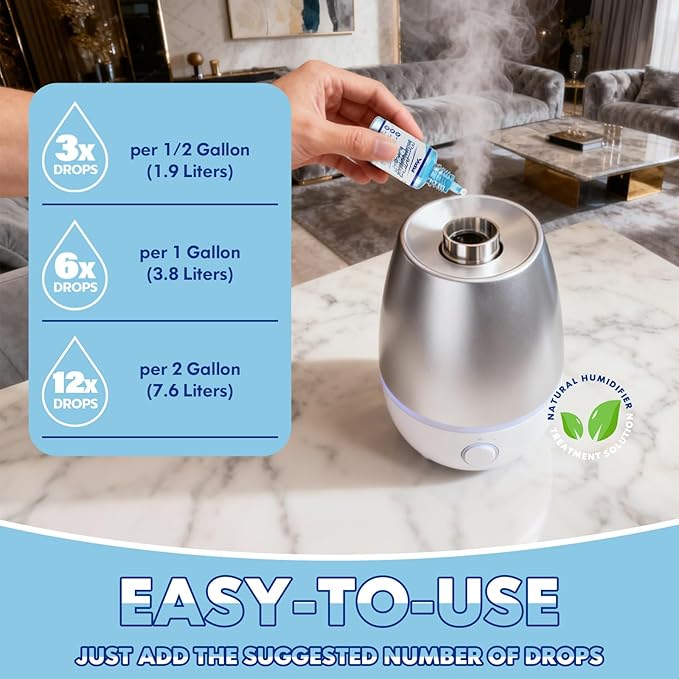 Humidifier Cleaner Drops, Humidifier Water Treatment Cleaning Solution - Image 2