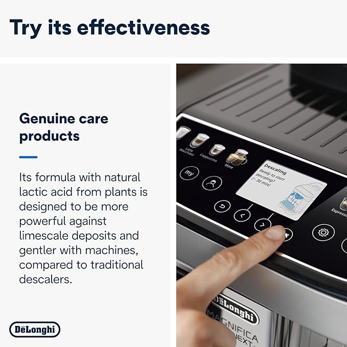 De'Longhi EcoDecalk Descaler, Eco-Friendly Universal Descaling Solution - Image 4