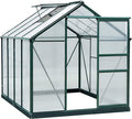 Outsunny 6' x 8' Greenhouse for Outdoors, Polycarbonate Greenhouse by Outsunny