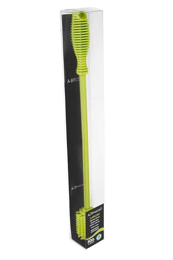 A-Brush Silicone Bottle Cleaner Brush, Long Handle - Image 9