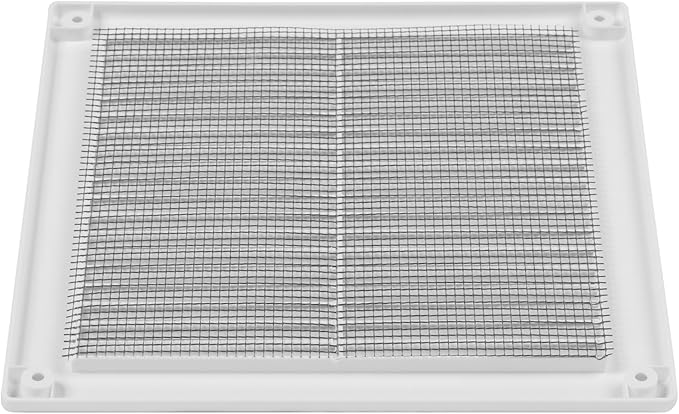 10-Pack 10" x 10" Square Air Vent Cover – White Plastic Vent Deflector - Image 9