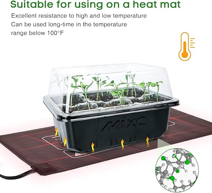 MIXC 10 Packs Seed Starter Tray Seed Starter Kit - Image 4