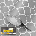 Shelf Liners for Kitchen Cabinets 17in x 20FT Non Adhesive Drawer Liner Gray by Adwann