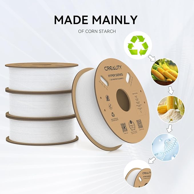 Creality Hyper PLA Filament 1.75mm, 30-600mm/s High Speed 3D Printer Filament - Image 3
