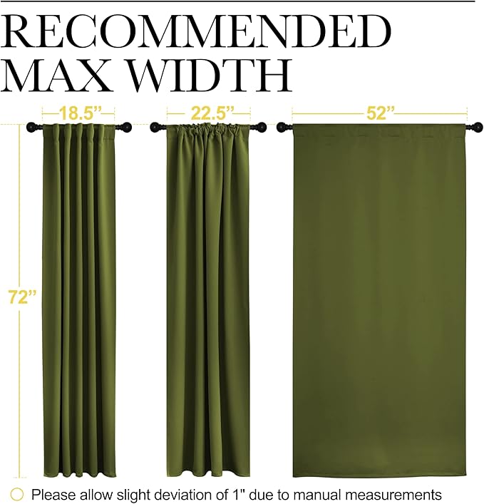 NICETOWN Living Room Blackout Curtains - Image 7
