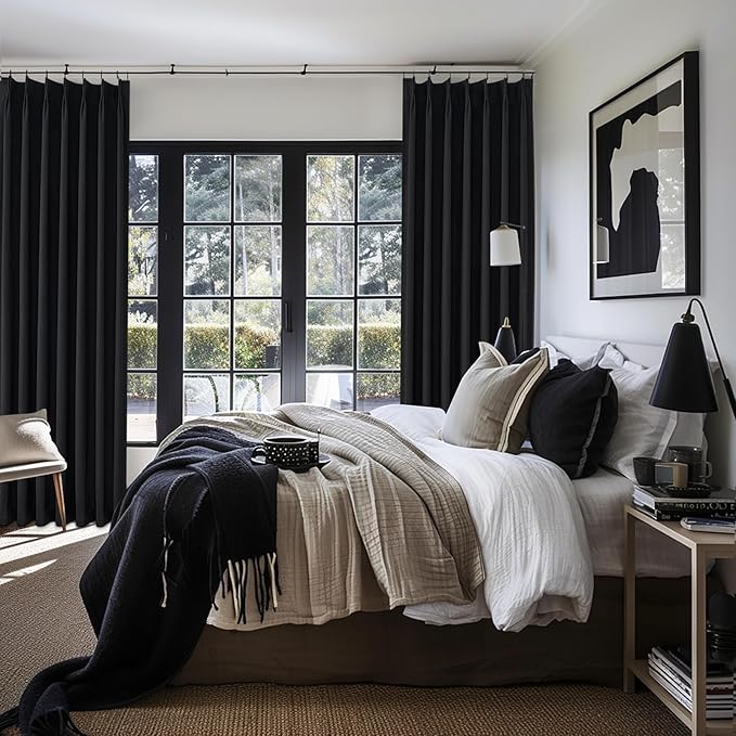 Blackout Curtains 84 Inches Long, Complete Black Out Curtains - Image 8