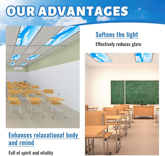 Hortsun 6 Pcs Fluorescent Light Covers - Image 5