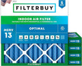 Filterbuy 12x12x2 Air Filter MERV 13 Optimal Smoke & Allergy Defense, by Filterbuy
