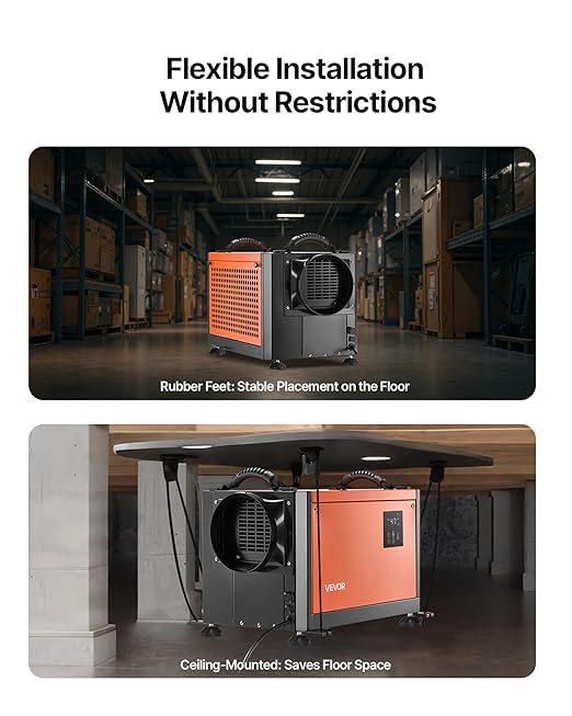 VEVOR 70 Pints Commercial Dehumidifier - Image 5