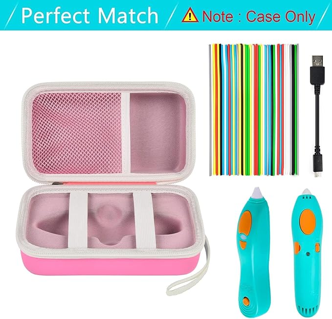 ANKHOH Organizer Case for 3Doodler Start+ Essentials 3D Pen for Kids, EVA - Image 2