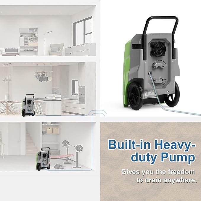 ALORAIR 180 Pints Commercial Dehumidifier - Image 4