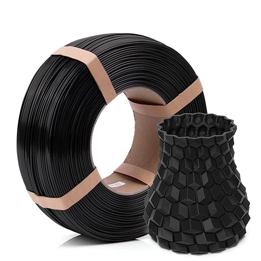 Inland V2 PLA PRO 3D Printer Filament Refill, 1.75mm Spooless Filament by INLAND