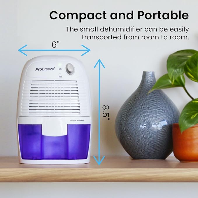 Pro Breeze Dehumidifiers for Home, 215sqft Small Dehumidifiers for Room - Image 2