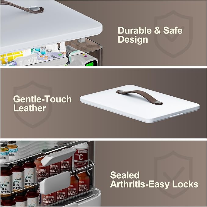 CTIME 4-Tier XL Medicine Organizer - Image 8