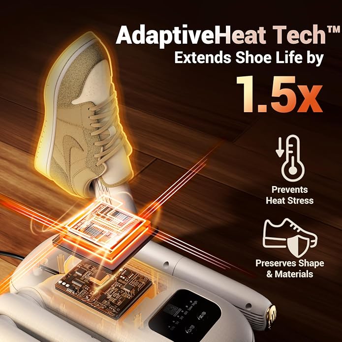 Boot Dryer, Shoe Dryer, Electric Gloves Warmer | Boost Mode, 4-Pipes - Image 2