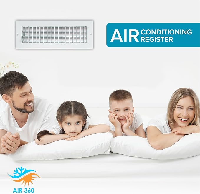 Aluminum 14 x 4 Inch Air Vent Covers Wall AC Grille – Premium Register Vent - Image 3
