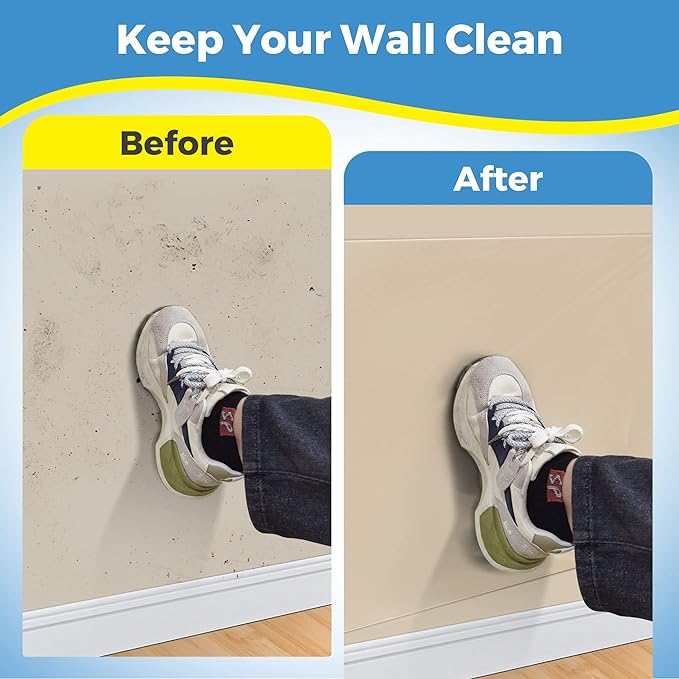 Electrostatic Wall Protective Film, Transparent Static Cling, Plastic Protector - Image 5