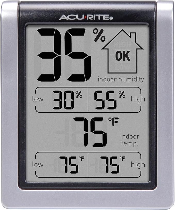 AcuRite Wireless Digital Indoor Thermometer and Hygrometer Monitor by AcuRite