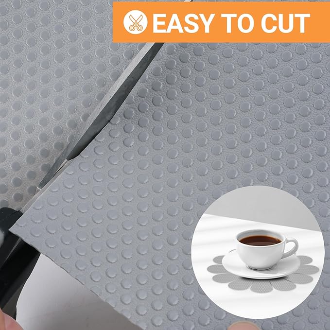 Shelf Liners for Kitchen Cabinets 16-inch: Waterproof Non-Adhesive Drawer Liner - Image 6