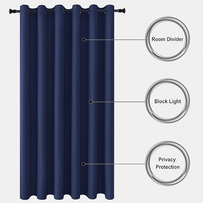DWCN Total Privacy Room Divider Blackout Curtain - Image 4