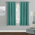 MYSKY HOME Bedroom Curtains 63 Inches Long Blackout Curtains by MYSKYHOME