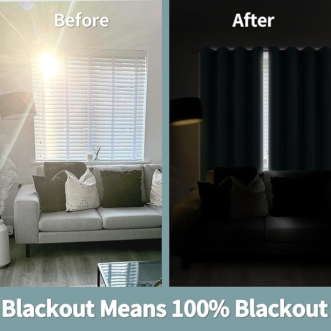 BGment Thermal Insulated 100% Blackout Curtains - Image 3