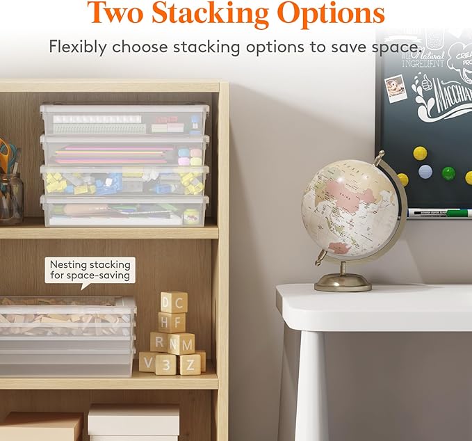 Lifewit 4 Pack Paper Organizer Storage, Containers - Image 6