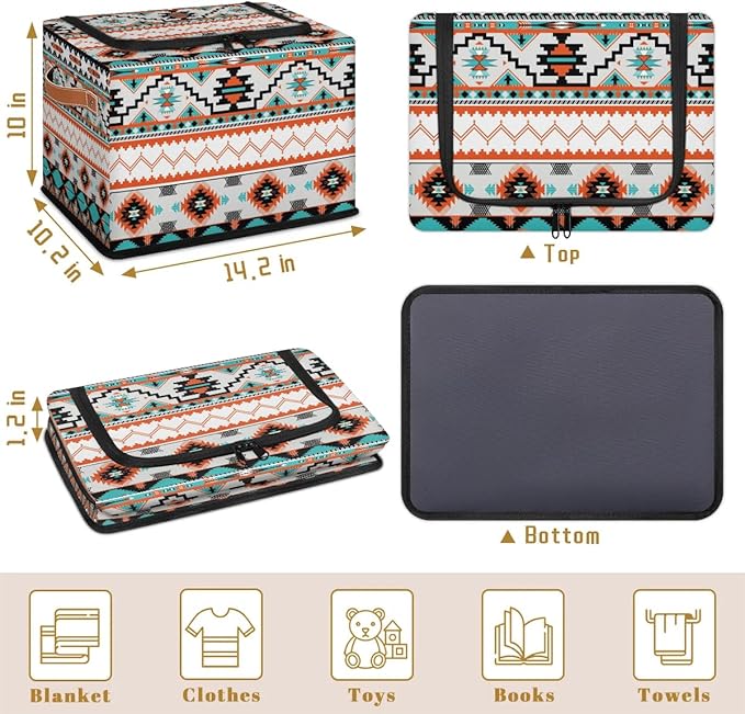 Storage Bin, Collapsible Fabric Storage Boxes - Image 4