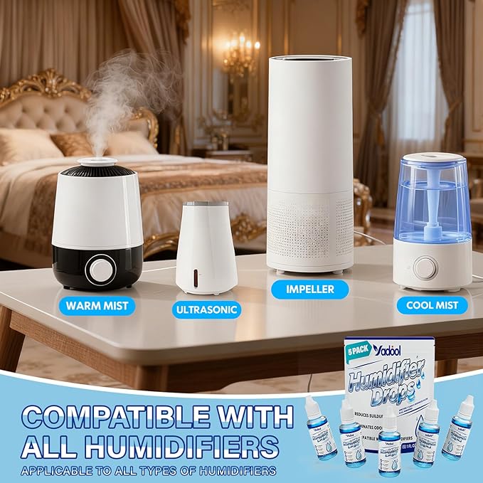 Humidifier Cleaner Drops, Humidifier Water Treatment Cleaning Solution - Image 4