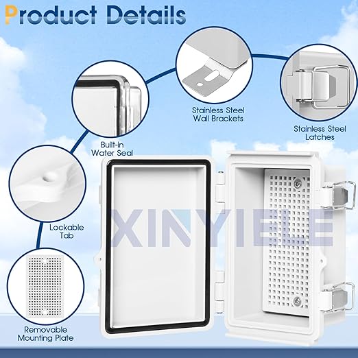 Waterproof Outdoor Project ABS Plastic Junction Box IP67 Weatherproof Dustproof - Image 3