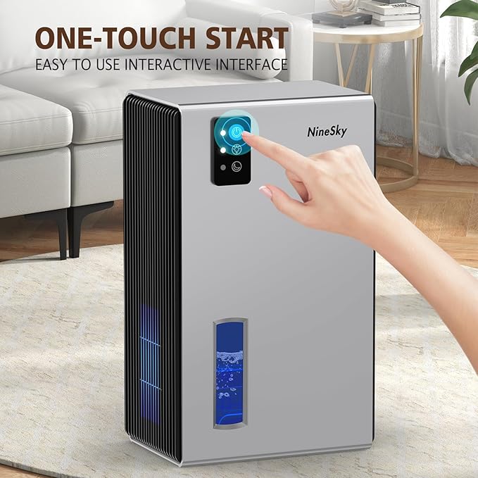 NineSky Dehumidifiers for Home, 95 OZ Water Tank, Dehumidifiers for Bathroom - Image 8