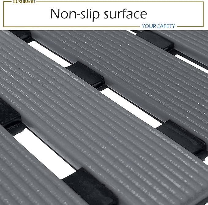 Non Slip Bathtub Mat | Double-Layered Shower Floor Mat - Image 5