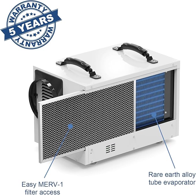 ALORAIR Crawl Space Dehumidifiers 120 PPD Moisture Removal, Crawlspace - Image 3