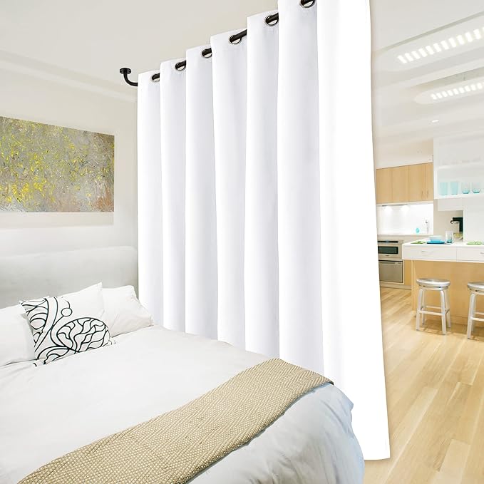 NICETOWN Full Shading Curtains for Patio Door, Super Heavy-Duty Thermal Backing - Image 6