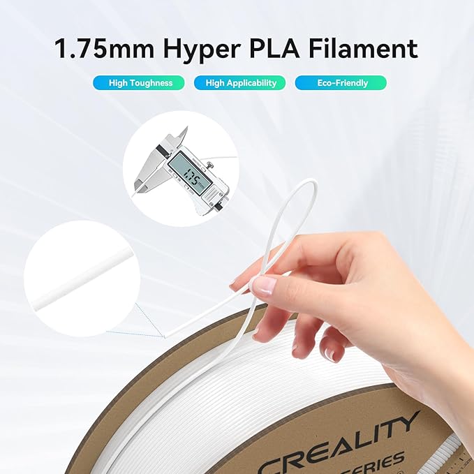 Creality Hyper PLA Filament 1.75mm, 30-600mm/s High Speed 3D Printer Filament - Image 5