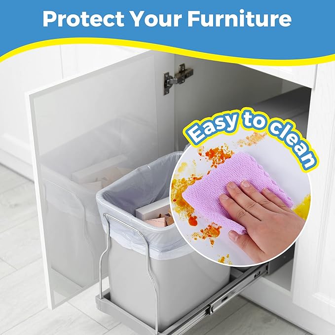 Clear Wall Protector, Non Adhesive Static Cling Removable Contact Paper - Image 4