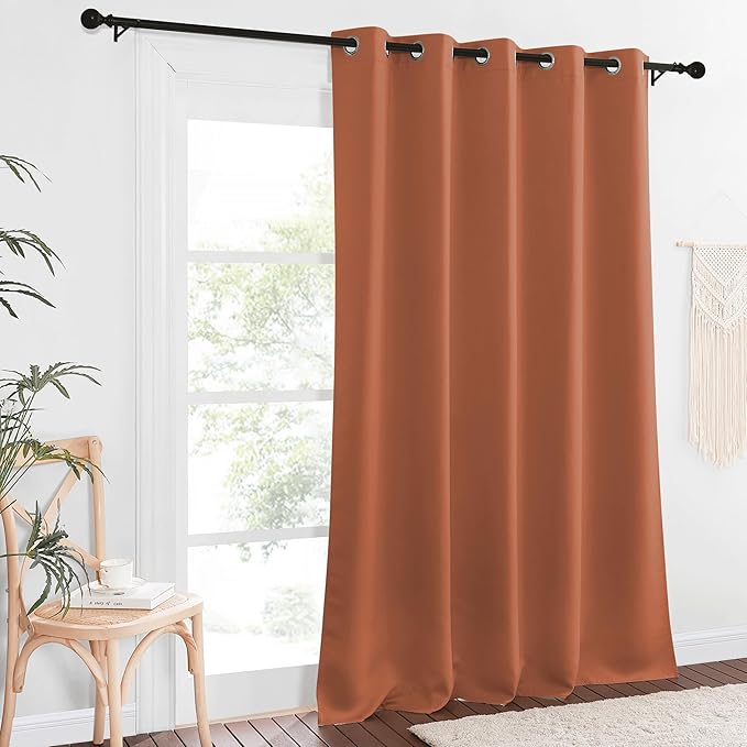 NICETOWN Sliding Door Window Treatment Blackout Patio Door Curtain Panels - Image 8