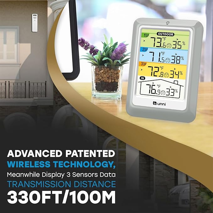 Indoor Outdoor Thermometer Wireless - Image 4