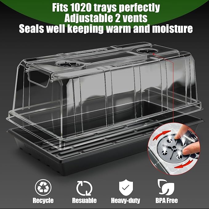 10 Pack 6.3" Tall Humidity Domes - Image 5