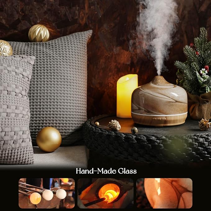 Porseme 500ml Essential Oil Diffuser, Aroma Ultrasonic Humidifier - Image 5