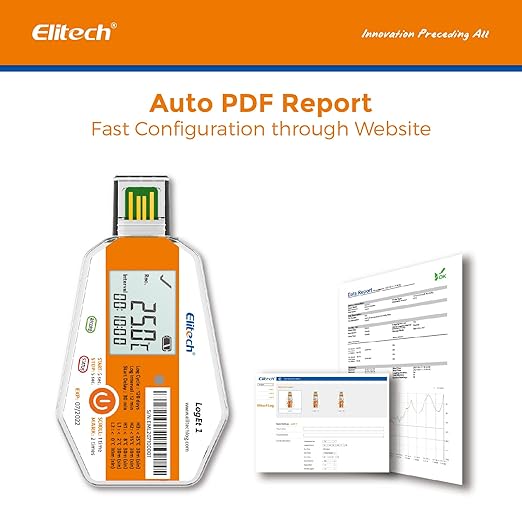 Elitech WHO PQS Certificated 10 Pack Temperature Data Logger 120Days - Image 3