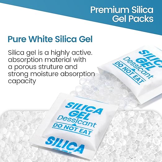 Silica Gel Packets, Moisture Absorbers Desiccant Packs - Image 4