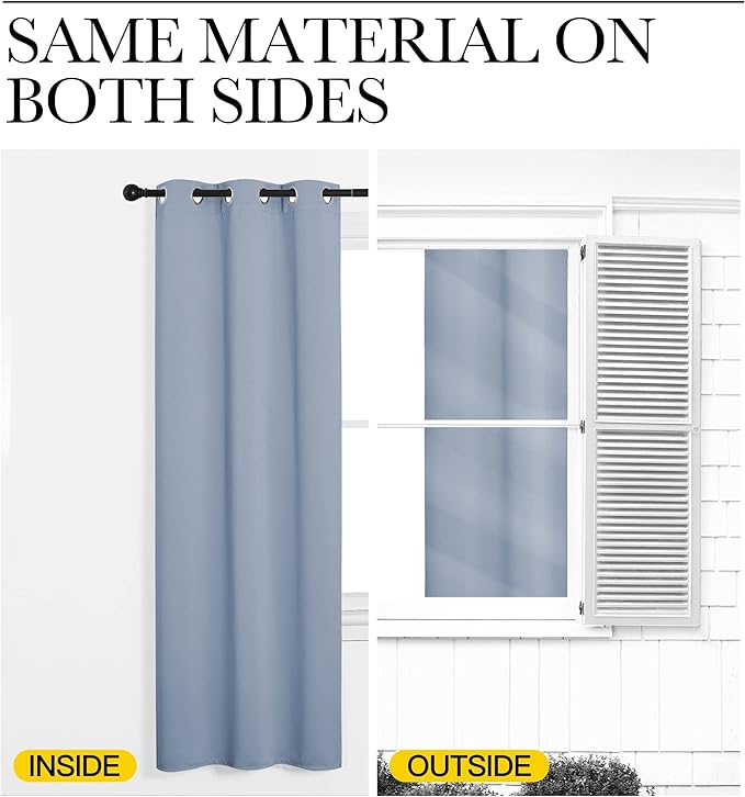 NICETOWN Room Darkening Curtains - Image 5